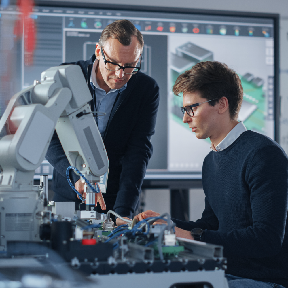 engineers in workplace