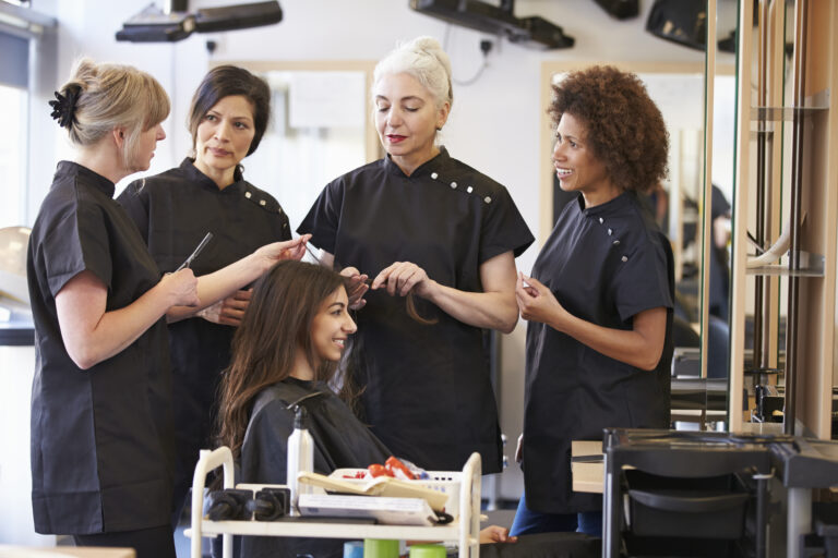 Teacher Training Mature Students In Hairdressing